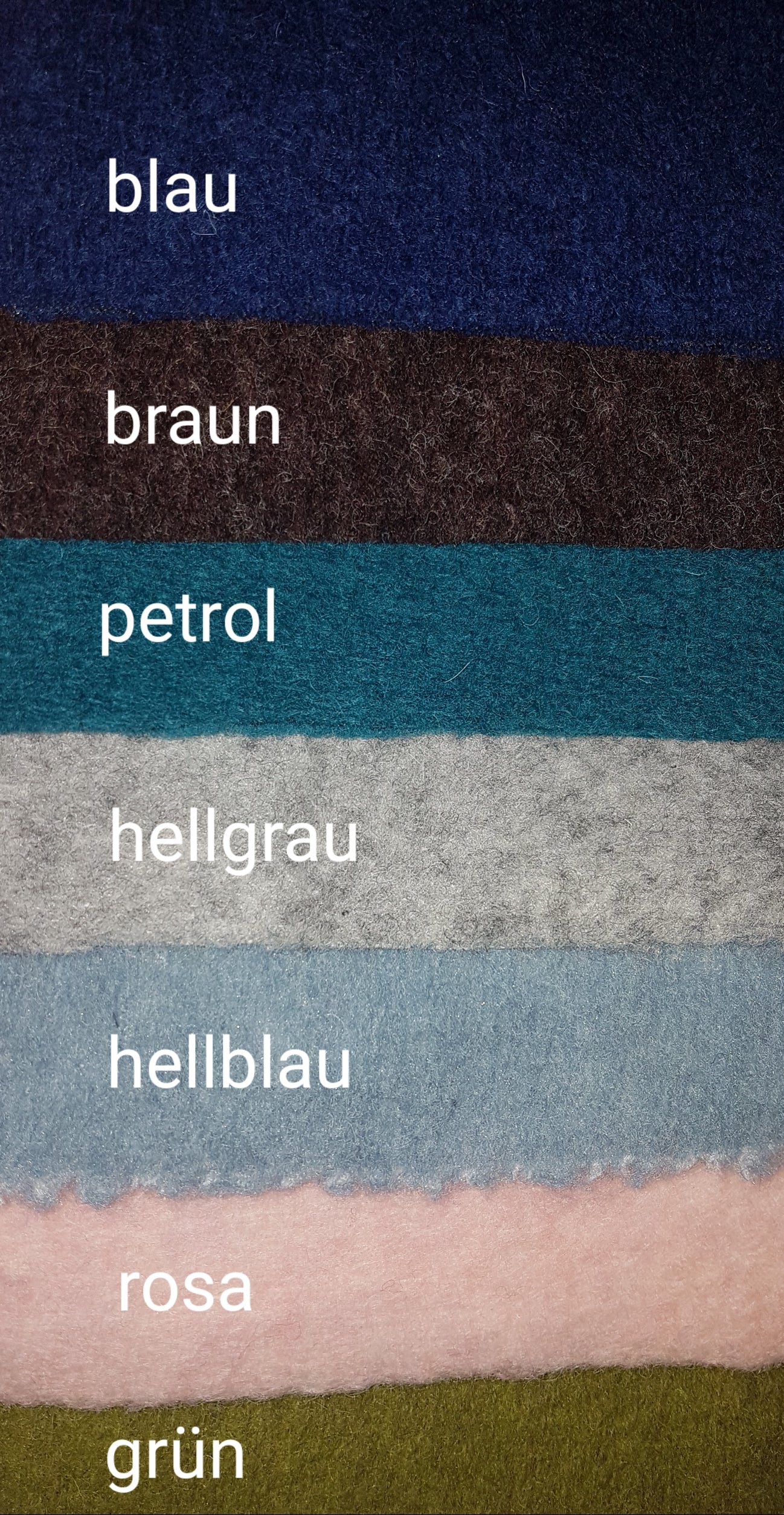 Nacken-Schal Filz mit Biobaumwolle Filzschal